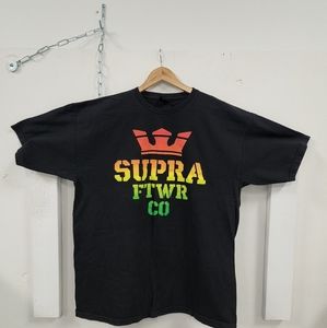 Supra Footwear Co T Shirt men's XL Skate Skateboard Chad Muska